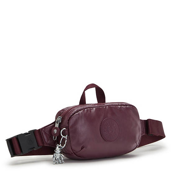 Kipling Alys Metallic Övtáska Bordó | HU 1002PJ